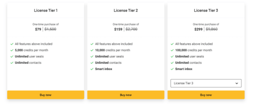 Exclusive discounted lifetime deal pricing for SMS-iT CRM on AppSumo.
