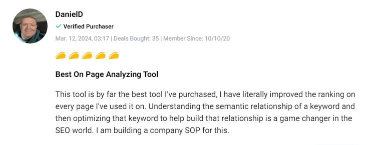 Customer feedback highlighting the most loved features of Textfocus