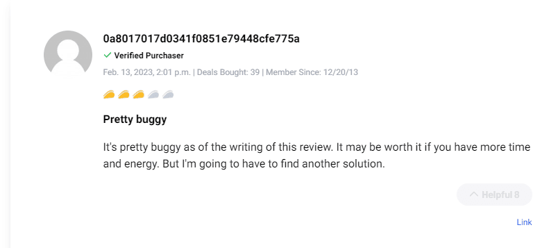 Additional customer feedback praising Synthesys AI Studio performance
