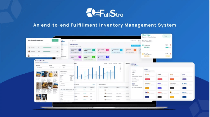 FullStro lifetime deal banner for e-commerce inventory and order management