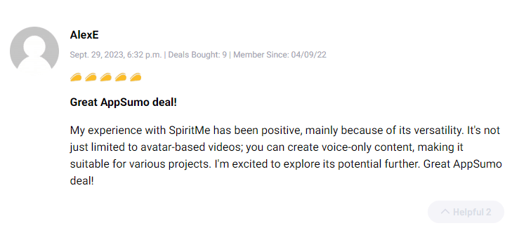 Spiritme dashboard showing various digital human avatars for video creation