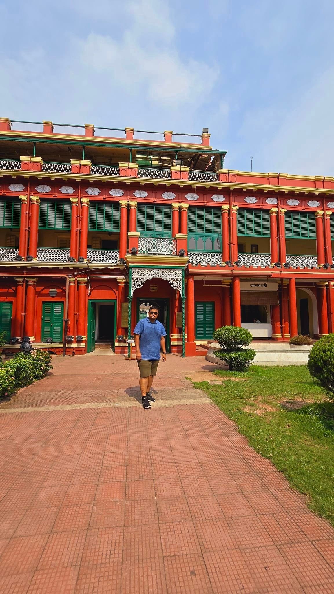 Historic red brick ancestral home of Rabindranath Tagore in Kolkata
