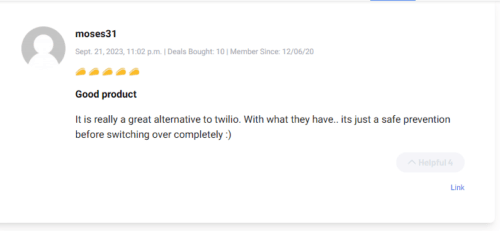 Satisfied customer review explaining their success with SMS-iT CRM.