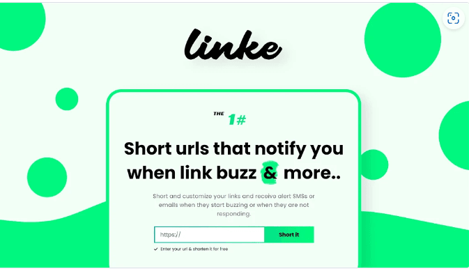 Overview of Linke link management and tracking software features