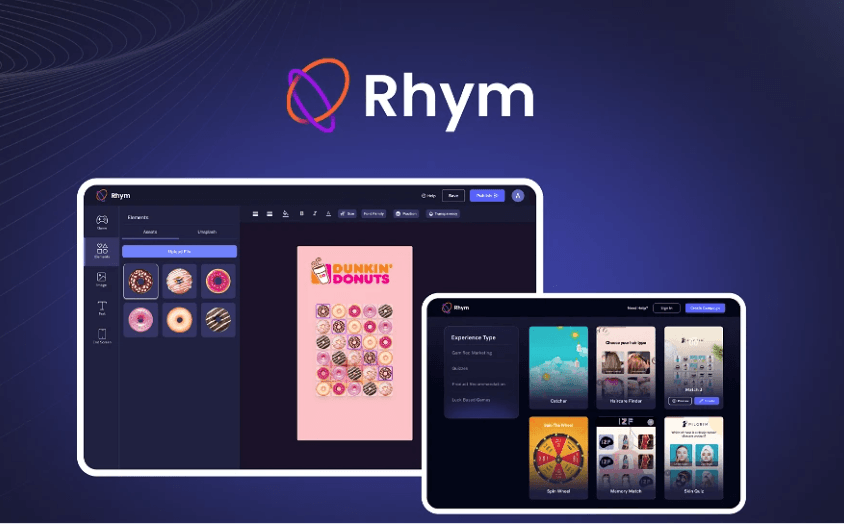 Overview explaining the Rhym gamified marketing platform and features.