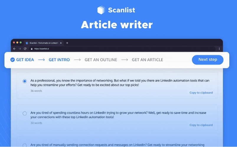 List of professionals and businesses who benefit from using Scanlist