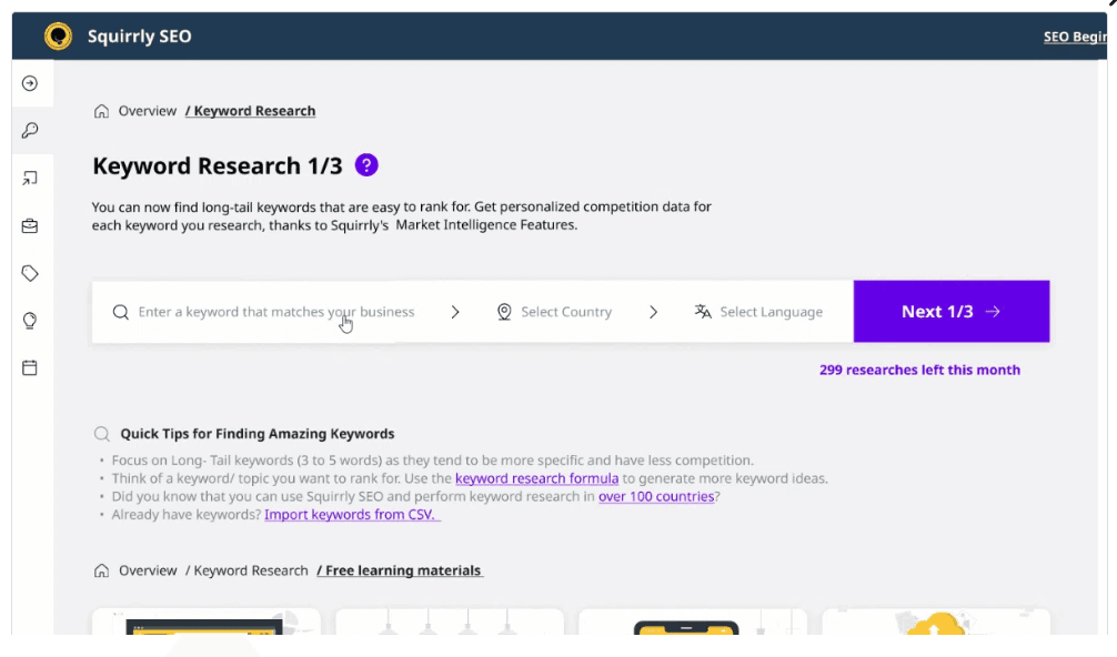 Comparison chart showing why Squirrly SEO stands out from competitors